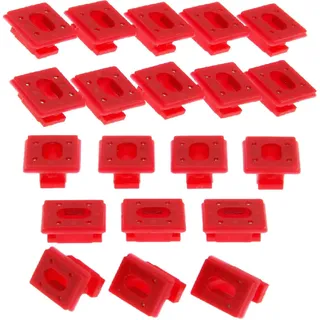 Mtsooning 10 Stück Armaturenbrett Zierleisten Clips, Befestigung Klemme für Zierleiste Armaturenbrett, Kompatibel mit 51458266814, für BMW E46 3er E65 7er X3 E85