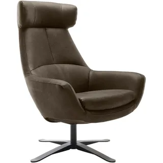 BeType Drehsessel Be Organic High Back Polyester 81 x 92 x 83 cm Braun drehbar