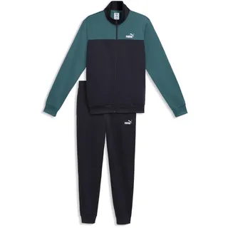 PUMA Herren Colourblock Trainingsanzug XXL, Emerald Ice Green