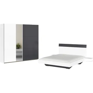 Rauch Schlafzimmer-Set »Monza« mit Schwebetürenschrank Breite 218 cm, Bettanlage in 2 Breiten