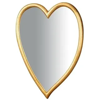 Biscottini - Wandspiegel für Schlafzimmer - L80 x T 4 x H23 cm - Spiegel mit Rahmen - Blattgold antik - Vintage-Spiegel - Made in Italy