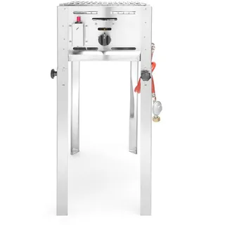 HENDI Grill-Master mini, Elektronisches Zündgerät, nur für Verwendung im Aussenbereich, für Gasflaschengas (Propan/Butan), 5kW(Hs), 340x540x(H)840mm, Edelstahl 18/0