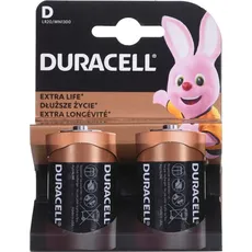 Duracell MN1300 Einwegbatterie D Alkali (2 Stk., D), Batterien + Akkus