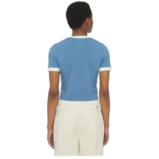 Dickies Herndon Ringer Kurzarm-oberteil - Coronet Blue - 2XS