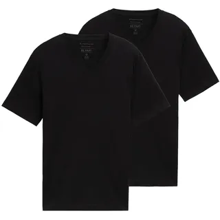 Tom Tailor T-Shirt mit V-Ausschnitt TOM TAILOR black