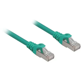 Sharkoon Patchkabel SFTP RJ45 Cat.6a - Grün