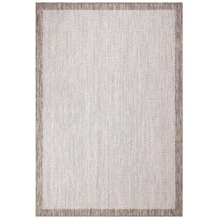 Carpet City Teppich »Outdoor 470«, rechteckig, 5 mm Höhe, UV-beständig, Flachgewebe, auch in quadratischer Form erhältlich, beige