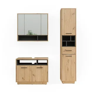 Vicco Beatrice 3-tlg. Eiche/Anthrazit