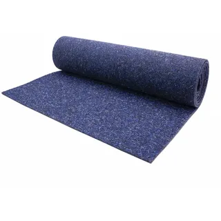 Nadelvliesteppich "MERLIN, Made in Netherlands", blau (dunkelblau), B:200cm H:5,2mm L:1.000cm, Nadelfilz, PRIMAFLOR-IDEEN IN TEXTIL, Teppiche, Nadelvliesteppich, Flachgewebe, Nadelvlies, meliert, besonders robust & strapazierfähig