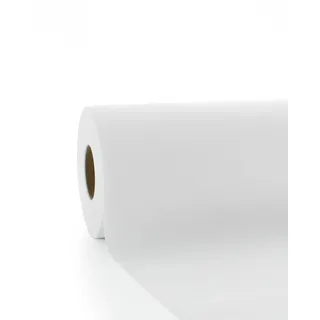 Sovie HORECA Tischdeckenrolle Weiß aus Airlaid, 118cm x 25m, 1 Stück | Einwegrolle, Einfarbig, Ideal für Hochzeit, Geburtstag, Taufe, Kommunion
