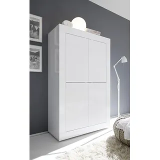 Home Affaire Vitrine Basic 162 x 102 x 43 cm Weiß