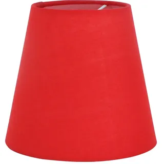 Eastlion Lampenschirm 5.5"/Ø14cm Clip-On Lampenschirm for Flachs Kerze Kronleuchter Wandleuchte Pendelleuchte Tischlampe,Rot