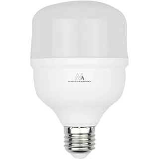 Maclean Brackets Maclean MCE302 CW LED-Glühbirne E27 Birne LED Leuchtmittel 200 Grad Lichtwinkel Hochleistung Lampe Energiesparlampe Glühlampe Ultrahell (Kaltweiß, 28W / 2940 Lumen)