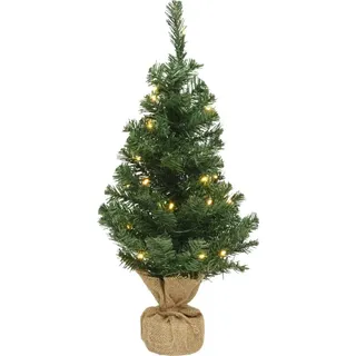 Everlands Weihnachtsbaum 45cm mit LED-Beleuchtung - Grün