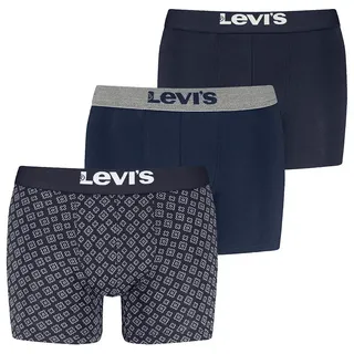 Levi ́s Underwear Denim Brief Boxershorts 3 Einheiten - Navy Combo - L