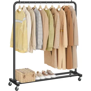 Songmics Kleiderständer 38 x 110 x 141,5 cm tintenschwarz