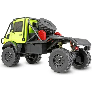 AMEWI RC-Auto Unimog U4000 Scale Crawler 4WD RTR grün (1:18)