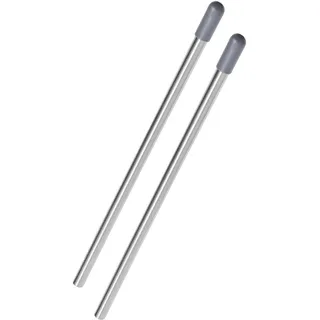 Spülmaschinen Stab Einsatz, 2 Stück, 24 cm Länge, Edelstahl Halterung passend für die meisten Spülmaschinen, Weinglas, Bierglas, Soda Glas, Flaschenständer für Geschirrkorb, Flaschenhalter Geschirr