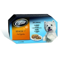 Cesar Multipack Terrine Pour Chien Senior - 4 x 150 g