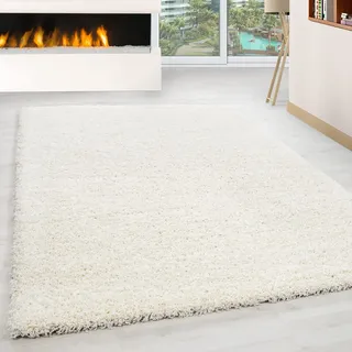 Ayyildiz Teppiche Hochflor-Teppich »Life Shaggy 1500«, rechteckig, 30 mm Höhe, Langflor, uni, große Farbauswahl, robust, auch als Läufer und in rund, beige