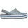 Clog CROCS "Crocband", Damen, Gr. 37, grau, CrosliteTM, kontrastfarbene Details, Schuhe Clog, Sommerschuh, Gartenschuh, Poolslides, mit farbiger Laufsohle