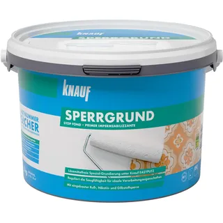 Knauf Sperrgrund Spezialgrundierung hochwirksame Fleckensperre gebrauchsfertig Weiß 5 kg