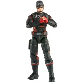 Marvel Falcon And The Winter Soldier Hasbro Usa-agent 15 Cm - Black / Navy Blue / Red