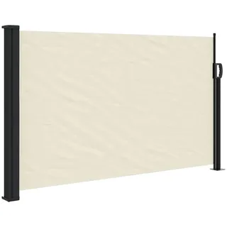 vidaXL Seitenmarkise 120 x 500 cm Creme Polyester