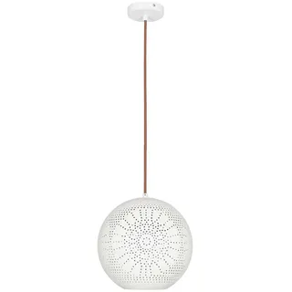 Pendelleuchte , Weiß , Metall , Kugel , 125 cm , RoHS, Europäischer Sicherheitsstandard , einfach zu transportieren , Lampen & Leuchten, Innenbeleuchtung, Hängeleuchten, Pendelleuchten