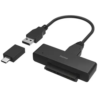 Hama USB-Festplattenadapter für 2,5" und 3,5" SSD- und HDD-Festplatten