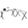 190x190x50 cm Silber