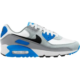 Nike Air Max 90 Herren white/black/phot blue/pure platinum 43