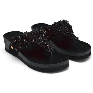 Gioseppo Shawano Sandalen mit Perlen, Schwarz, 37 EU