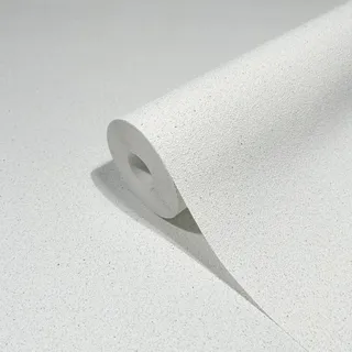 Marburg Vliestapete Uni Strukturiert Modern 10,05 m x 0,53 m Weiß