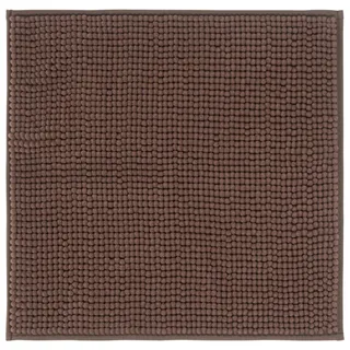 Esposa Badematte , Taupe , Textil , Uni , quadratisch , 50x50 cm , für Fußbodenheizung geeignet, rutschhemmend , Heimtextilien, Badtextilien, Badematten