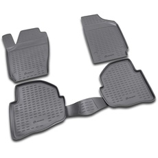 Element Passgenaue Premium Antirutsch Gummimatten Fußmatten für VW Polo IV 4 Typ 6Q/9N/9N3 - Jahr: 02-09