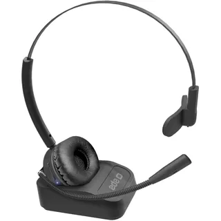 SBS Kabelloses Mono-Headset mit Ladestation Schwarz