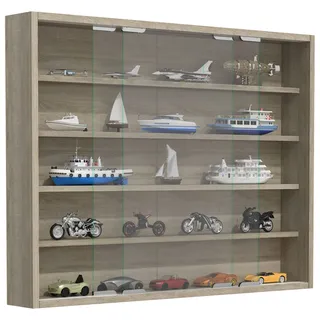 VCM Hängevitrine Agisa 77 x 10 x 60 cm Beige