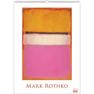 Neumann DUMONT - Mark Rothko 2026 – Kunst-Poster-Kalender 50 x 70 cm, Wandkalender mit Meisterwerken des Abstrakten Expressionismus für Kunstliebhaber