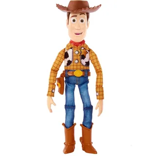 Disney Pixar Große, sprechende Toy Story Roundup Fun Woody-Figur, 31 cm, 3 Jahr(e), Mehrfarbig, Kunststoff