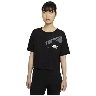 Nike DC7189-010 W NK DRY GRX CROP TOP T-shirt womens black/(white) M