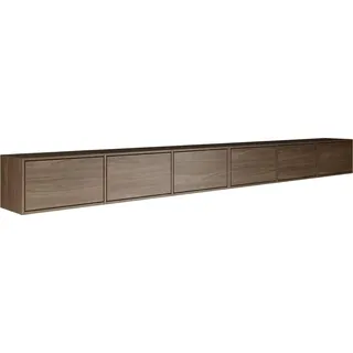Selsey Framme Hängendes TV-Board 300 cm Braun Holz