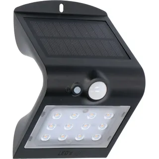 LED's Work Solar-Außenleuchte Flutlicht mit Sensor 1,5 W 220 lm 3.000 K Schwarz