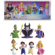 Disney 100 - Enchantment Pack, Sammelspielzeug mit Disney-Charakteren, inkl. 8 verschiedenen Figuren, 100% offizielles Lizenzprodukt, 12 zum Sammeln, 3 Jahre, Berühmt (DED16700)
