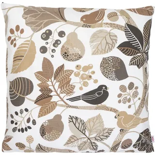 beties Zauberwald Kissenhülle Bezug ca. 50x50 cm hochwertig & angenehm aus 100% Baumwolle (Taupe)