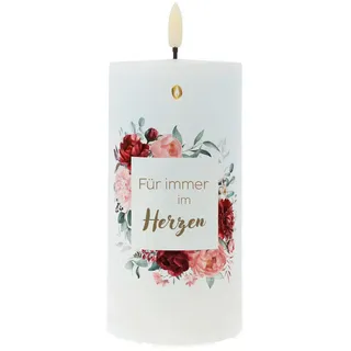 Kerze MIT Led , Multicolor , Paraffin , 7.5x18x7.5 cm , Dekoration, Kerzen & Kerzenhalter, LED-Kerzen