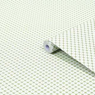 Laura Ashley Vliestapete Wickerwork Leaf Green Grün FSC®
