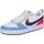 Court Borough Low Kinder White/Thunder Blue/Light Crimson 35,5