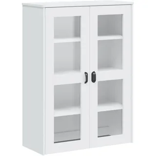 vidaXL Aufsatz für Highboard VIKEN Weiß Holzwerkstoff