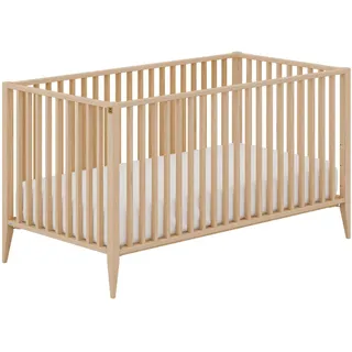 Paidi Babybett Mila & Ben 70 x 140 cm Holz Braun Buche